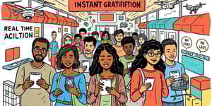 El auge de la economía de la gratificación instantánea