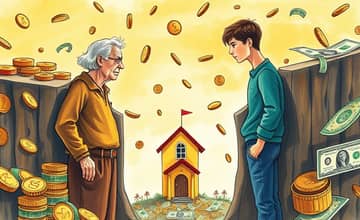 La brecha generacional en la riqueza: Un desafío creciente