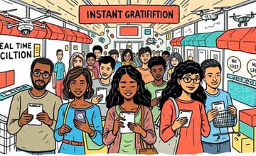 El auge de la economía de la gratificación instantánea
