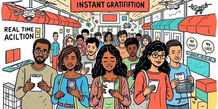 El auge de la economía de la gratificación instantánea